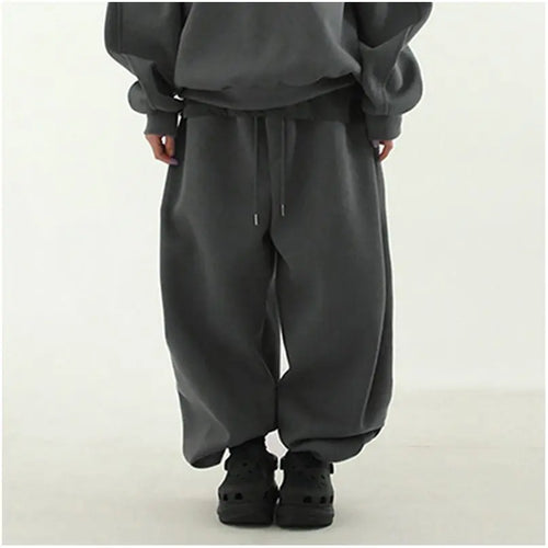 AMERICAN HIGH-STREET BALLOON FIT SWEATPANTS SET DAVID&ME
