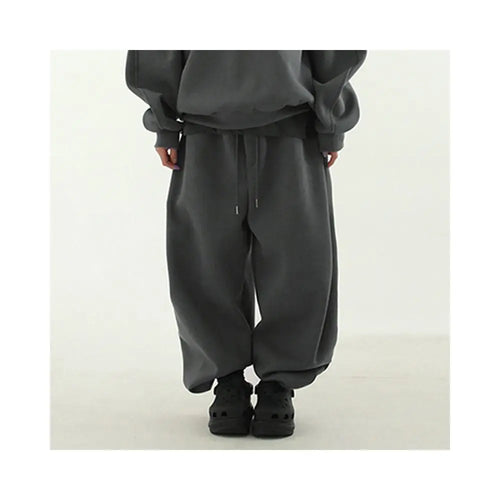 AMERICAN HIGH-STREET BALLOON FIT SWEATPANTS SET DAVID&ME