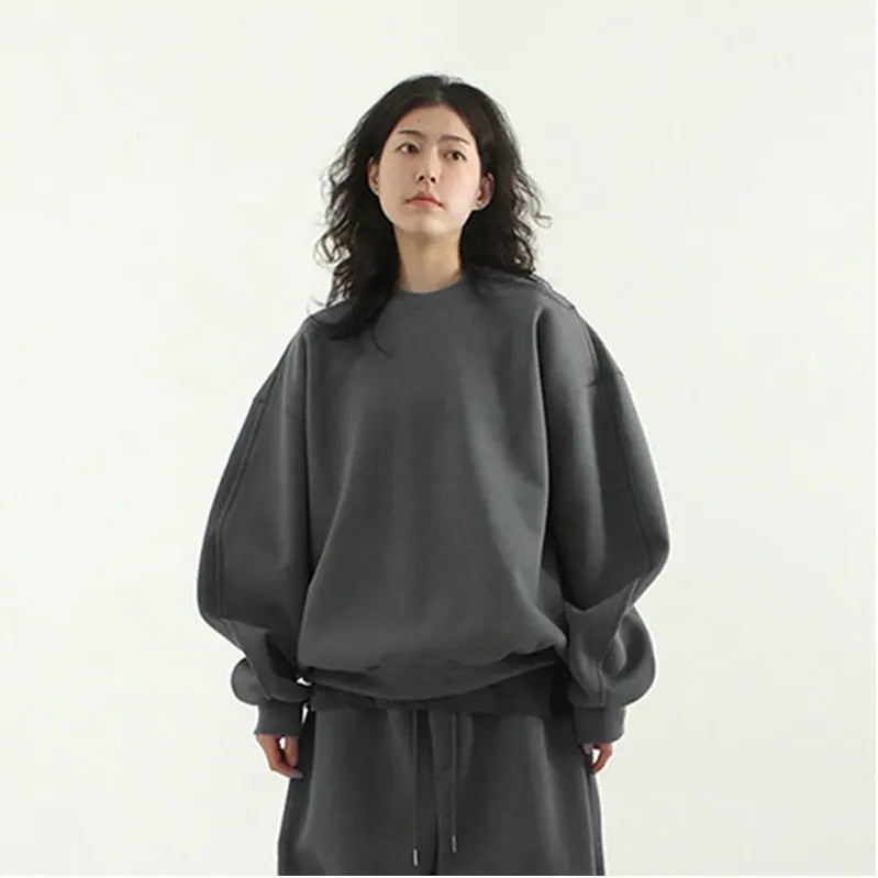 M / Dark gray hoodie