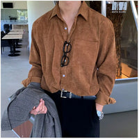 RETRO CORDUROY LONG SLEEVE SHIRT