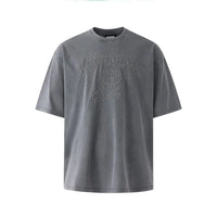 EMBROIDERED LOOSE FIT COTTON T-SHIRT