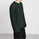 MRCYC Design Fried Dough Twists Knit Top Men s Autumn Korean Fashion Loose Sweater Versatile image 1