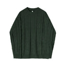 MRCYC Design Fried Dough Twists Knit Top Men s Autumn Korean Fashion Loose Sweater Versatile image 5