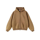 AMERICAN STREET OVERSIZED DISTRESSED ZIP-UP HOODIE Artiemaster