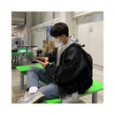 MRCYC workwear pilot jacket cotton jacket men s autumn and winter Korean loose and trendy baseball jacket cotton jacket image 2