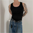 AMERICAN SLIM FIT COTTON SLEEVELESS VEST T-SHIRT Mrcyc