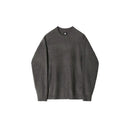 MRCYC round neck sweater men s autumn and winter Korean loose and lazy trend versatile solid color pullover long sleeved knitted sweater image 5