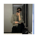 KOREAN LOOSE FIT KNIT POLO CARDIGAN SWEATER Mrcyc