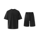 MRCYC Summer Casual Sports Set for Men made in style loose short sleeved T shirt Korean made in style straight cut five quarter shorts image 5