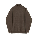 MRCYC Autumn Winter Half High Collar Sweater Men s Korean Trendy Solid Color Knitted Sweater Middle Collar Undercover Warm Interior image 5