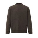 MRCYC semi high neck pullover sweater for men winter warm base sweater Korean trendy simple casual knit sweater image 5