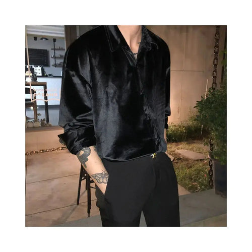 MRCYC premium long sleeved shirt for men Korean style trendy handsome and ethereal casual and cool Mrcyc