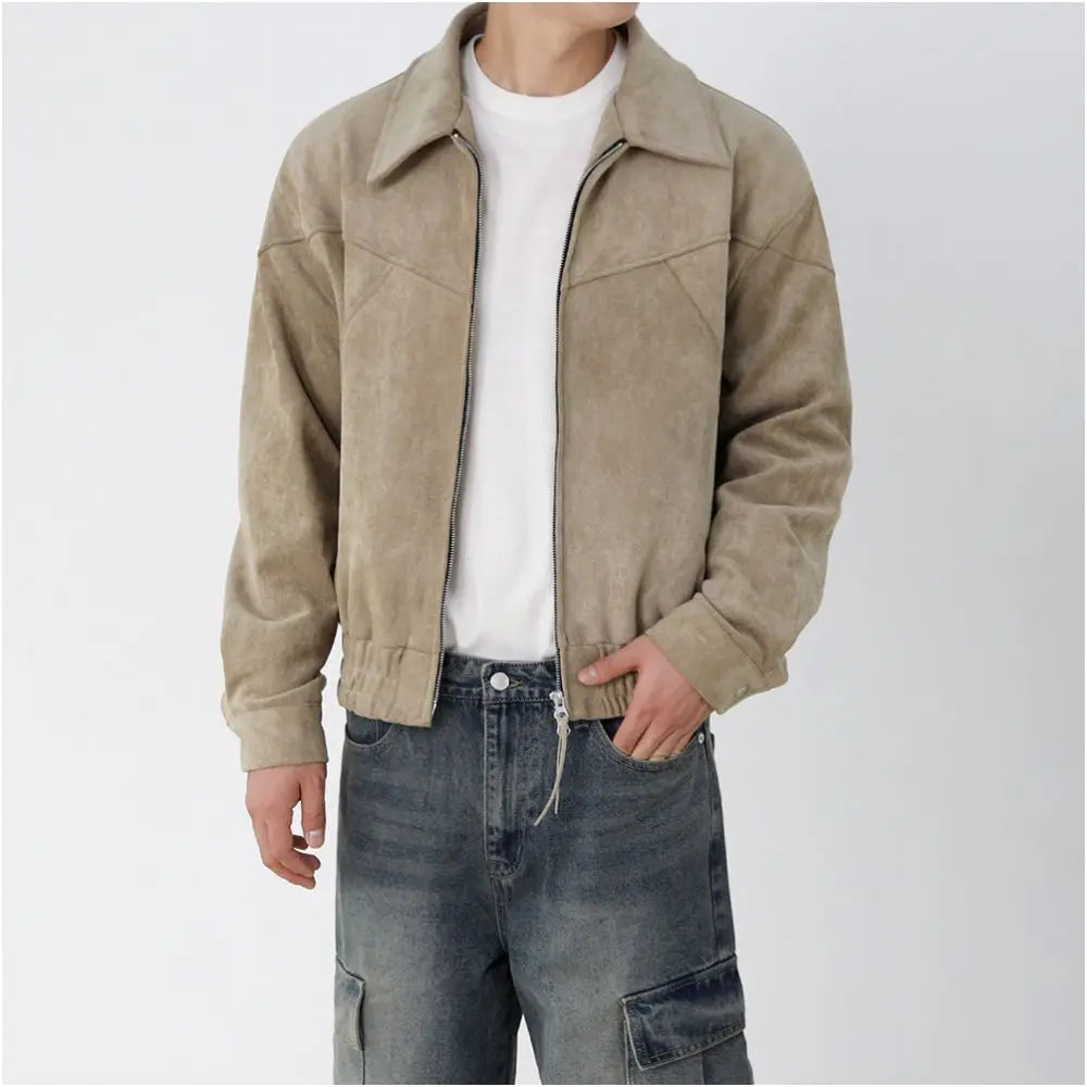 RE SHORT COLLARED JACKETTRO LOOSE FIT