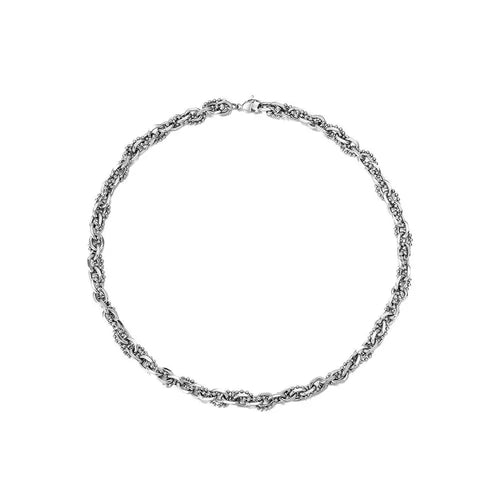 HIP-HOP WINDING STEEL BALL COLLARBONE NECKLACE NOYB