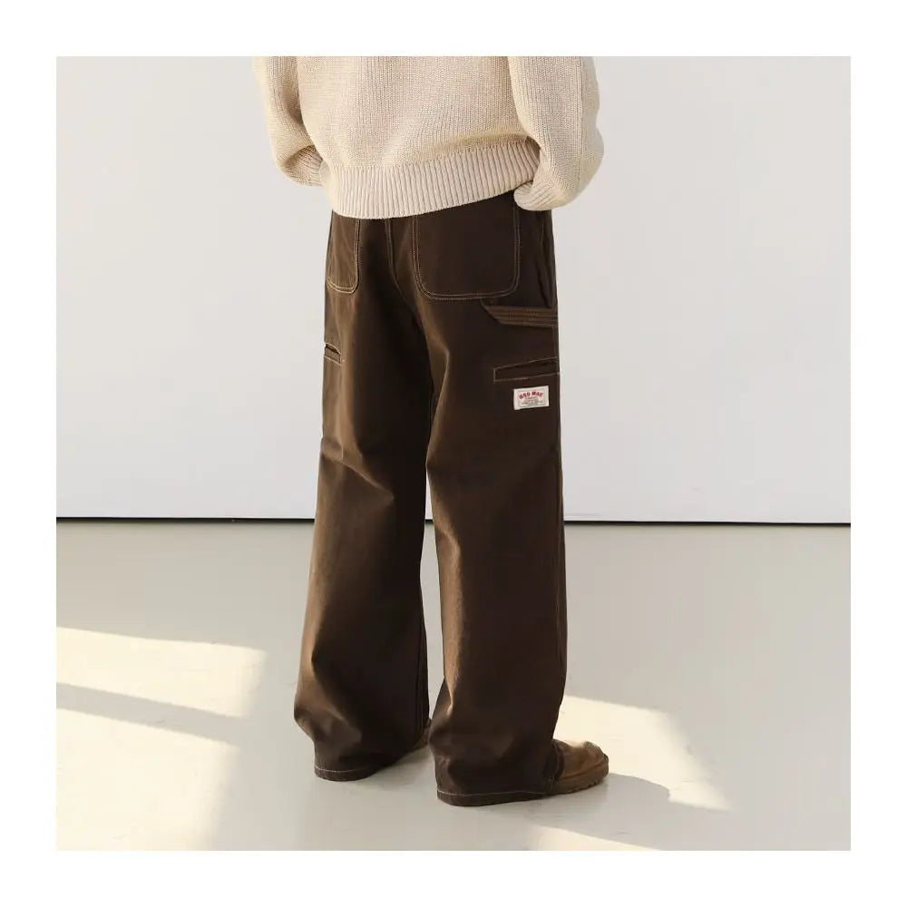 RETRO WORKWEAR STRAIGHT-LEG FLOOR JEANS