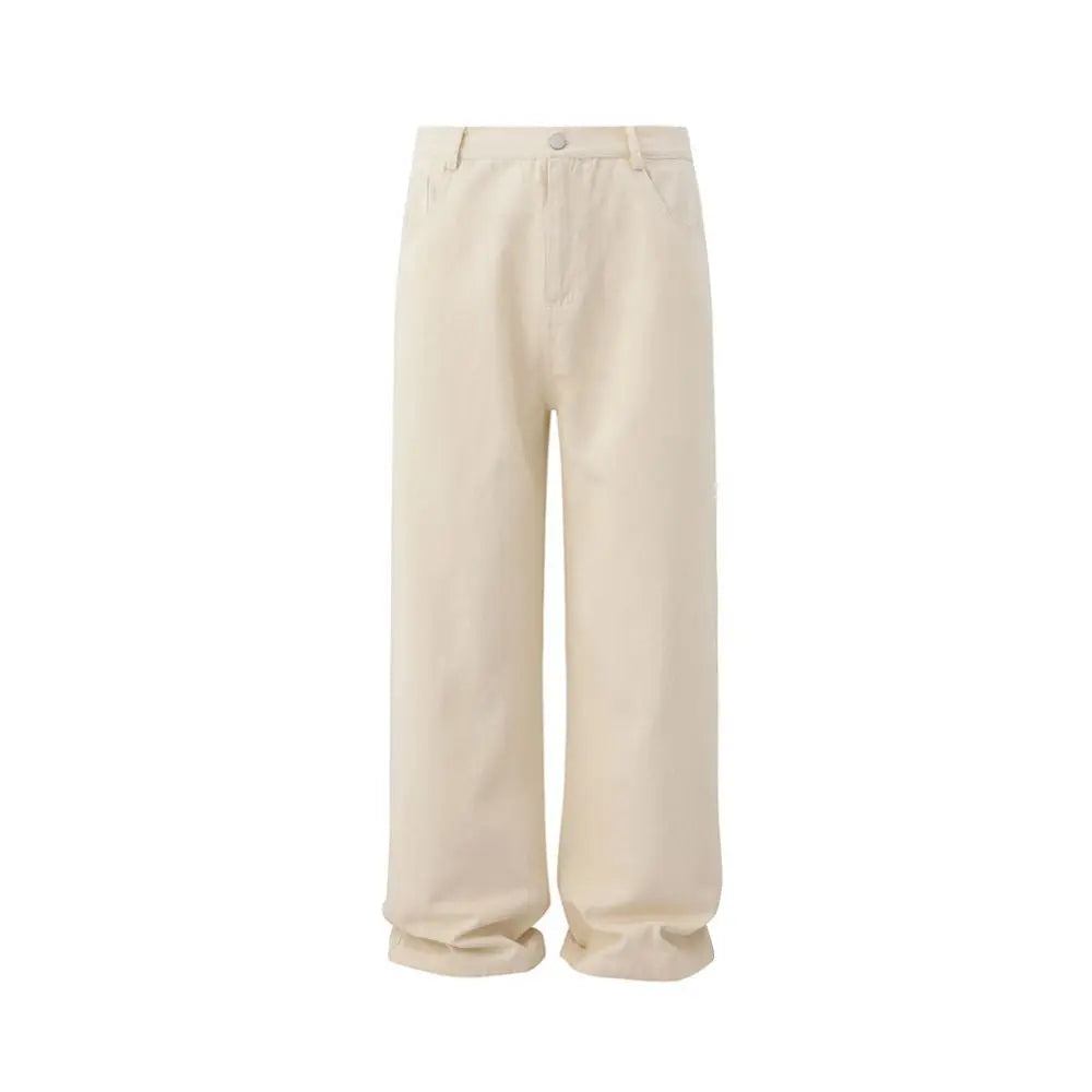 MRCYC Retro Straight Leg Casual Pants Men s Spring Loose Cargo Trousers Korean Style Trendy Wide Leg Floor Length Pants image 4