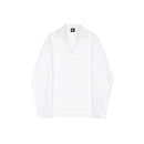 MRCYC Loose fitting V neck Long sleeved Shirt for Men Korean Style Trendy and Cool Silky Flowing Shirt Autumn Top image 4