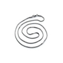 SAZ cool style simple temperament titanium steel fashion men and women collarbone square snake bone short thin chain Hong Kong Style hip hop versatile accessories image 5