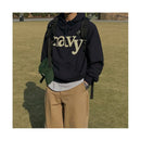 MRCYC letter printed hooded sweatshirt for men s spring new style pullover jacket Korean loose and high end hoodie image 5