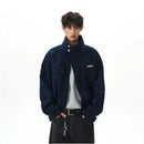 AMERICAN RETRO DECONSTRUCTED BARN-STYLE STAND COLLAR JACKET A PUEE