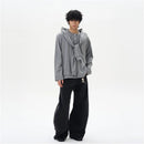 Oulang s store features American retro minimalist pants trendy brand cool and trendy explosive street style high end feeling curved knife jeans men s couple trend image 3