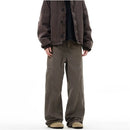 MADWITCH American Retro Workwear Pants Vintage Deconstructed Design New Loose Jeans Pants Men s Instagram image 4