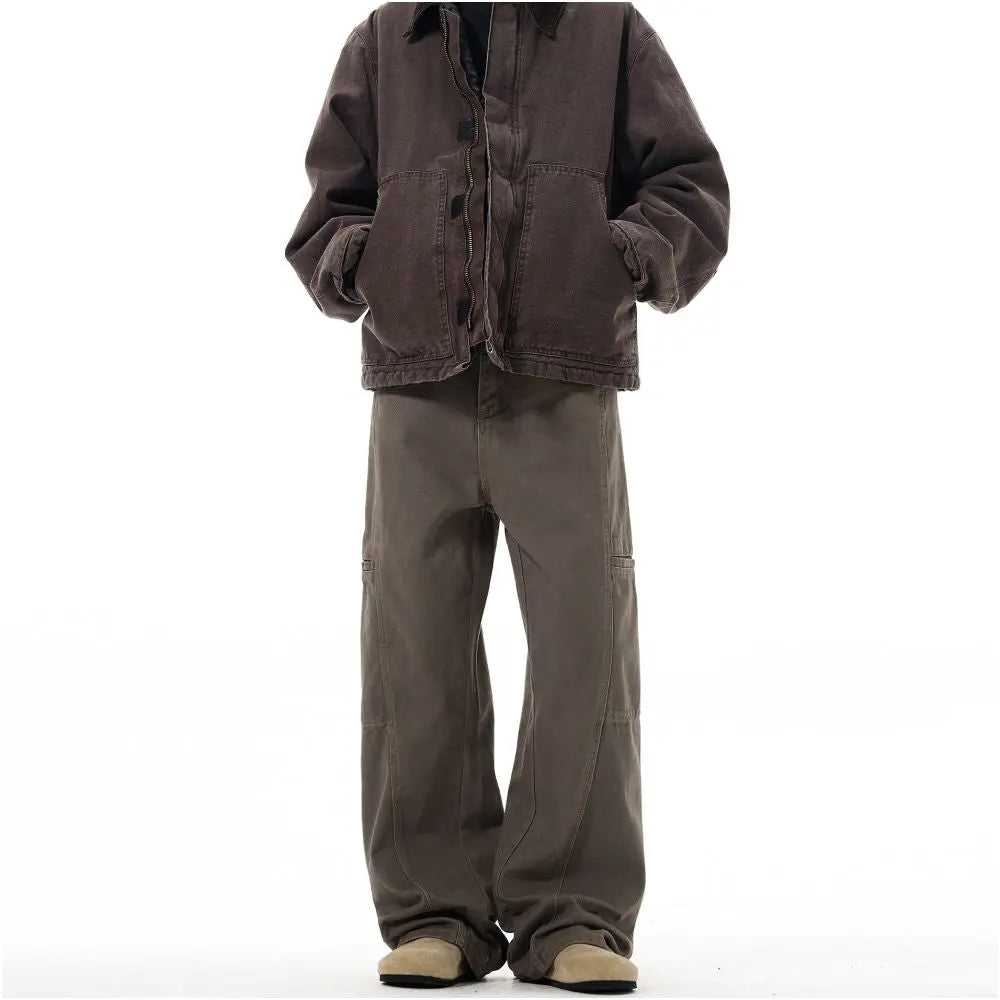 RETRO DECONSTRUCTED WORKWEAR JEANS