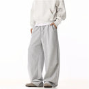 AMERICAN RETRO LOOSE GRAY STRAIGHT-LEG CASUAL PANTS 无品牌/无注册商标