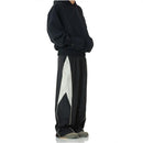 American Retro Color Block Casual Sweatpants image 2