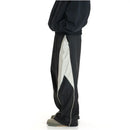 American Retro Color Block Casual Sweatpants image 4