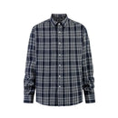 Japanese Style Retro Plaid Long Sleeve Shirt image 5
