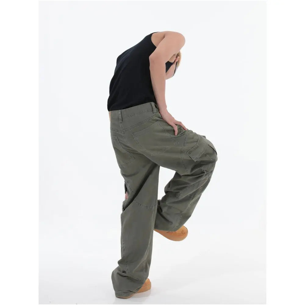 AMERICAN RETRO MULTI POCKET CARGO PANTS image 3