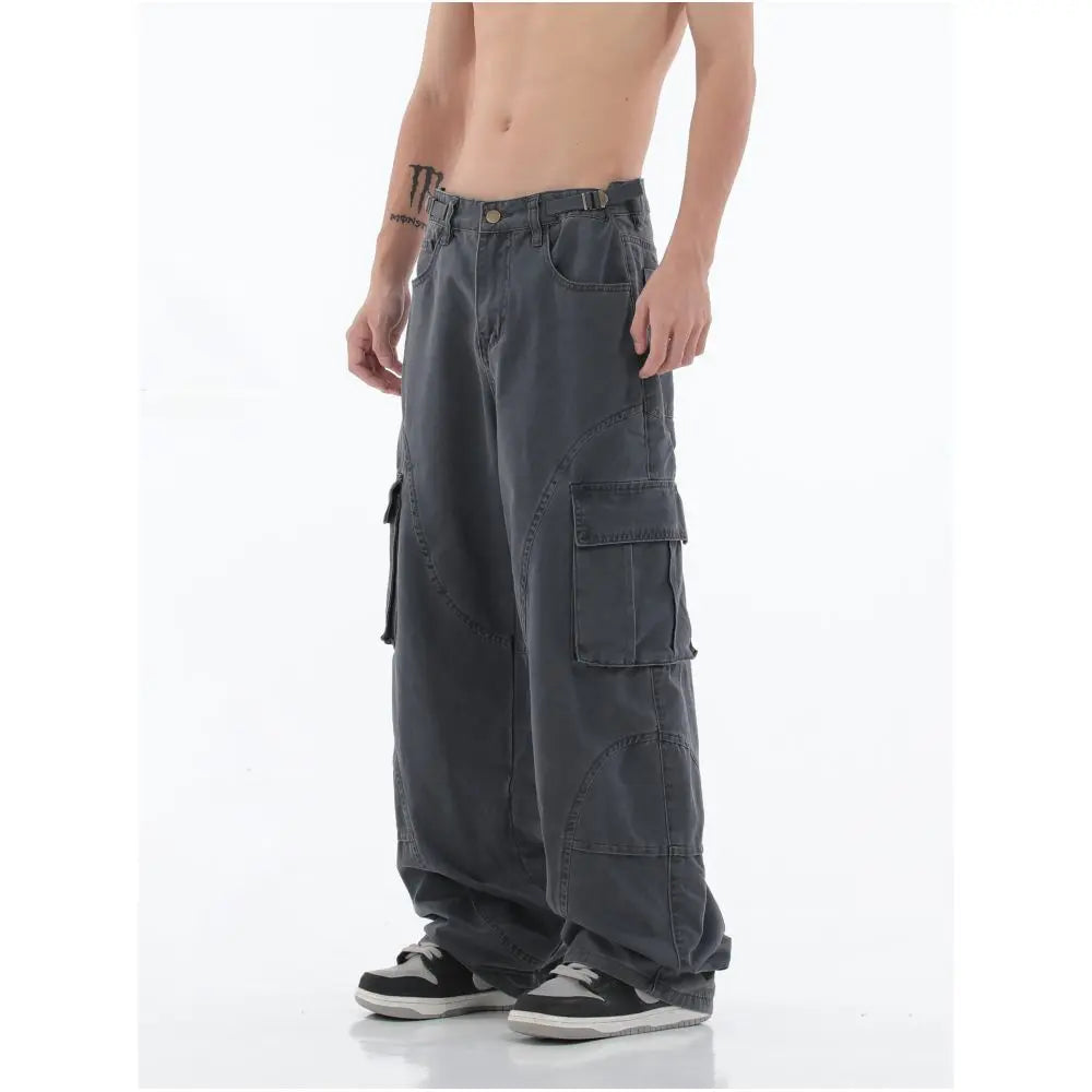 RETRO MULTI POCKET CARGO PANTS 无品牌/无注册商标