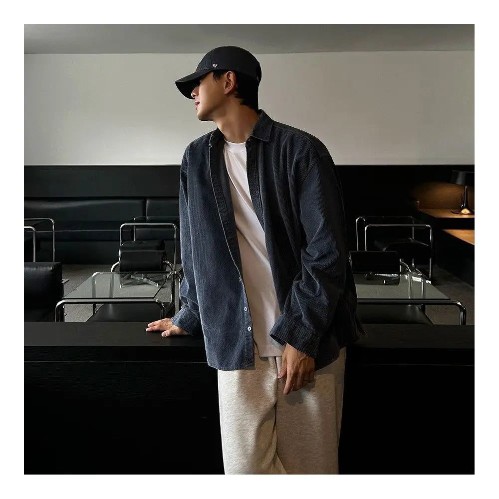 Japanese Style Retro Casual Shirt image 4