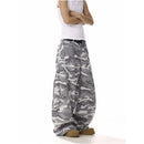 VINTAGE HIGH STREET GRAY WHITE CAMO PANTS image 3