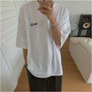 ROUND NECK PURE COTTON GRAFFITI T SHIRT image 3