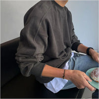 SIMPLE RETRO CREWNECK SWEATSHIRT