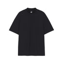 SOLID COLOR SHORT SLEEVE MOCK NECK T SHIRT image 5