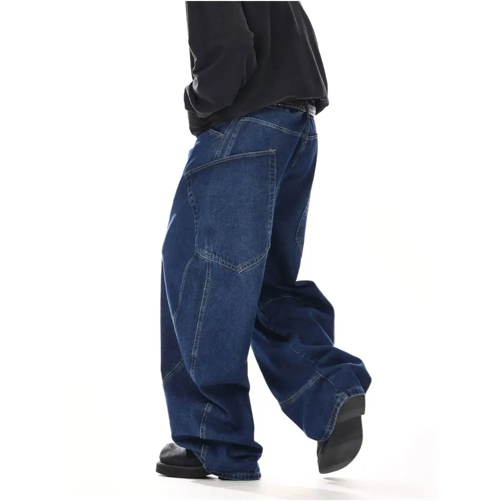 RETRO DECONSTRUCTED SILHOUETTE JEANS image 4