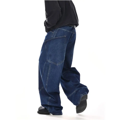 RETRO DECONSTRUCTED SILHOUETTE JEANS image 4