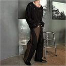 DISTRESSED KNIT LONG SLEEVE SUN PROTECTION TOP image 5