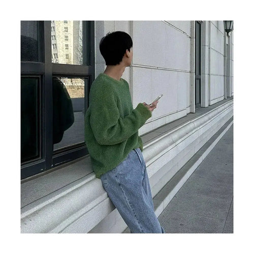 MOHAIR CREW NECK SWEATER image 3