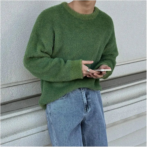 MOHAIR CREW NECK SWEATER image 4
