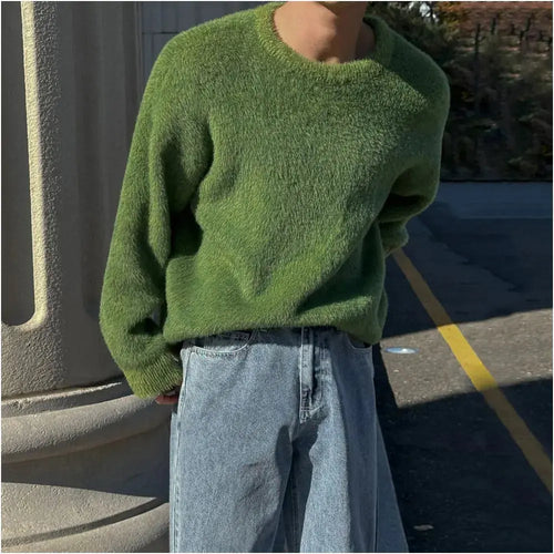 MOHAIR CREW NECK SWEATER image 0