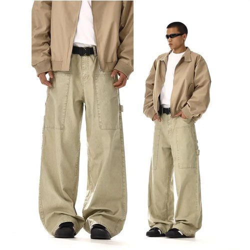 VINTAGE DISTRESSED WORKWEAR JEANS image 0
