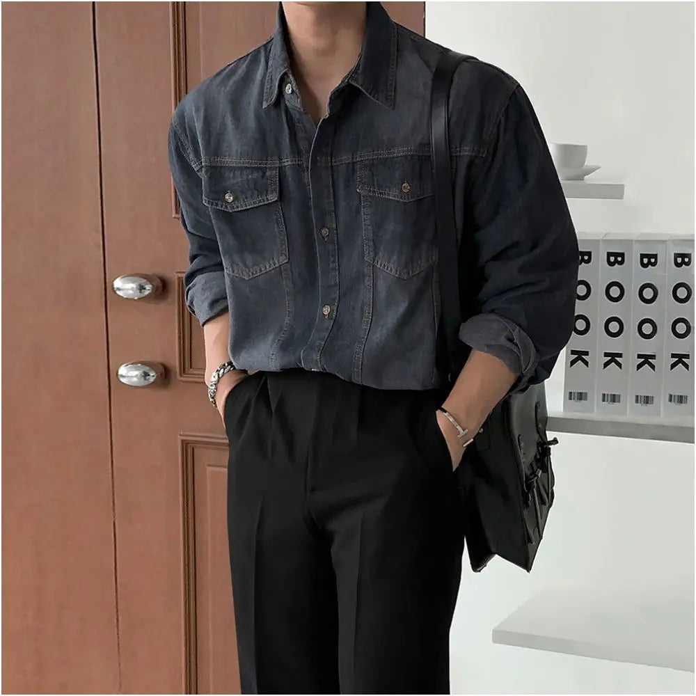 DENIM SHIRT JACKET
