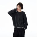 RETRO HAND STITCHED CREWNECK KNIT SWEATER WLNEXT/尾郎