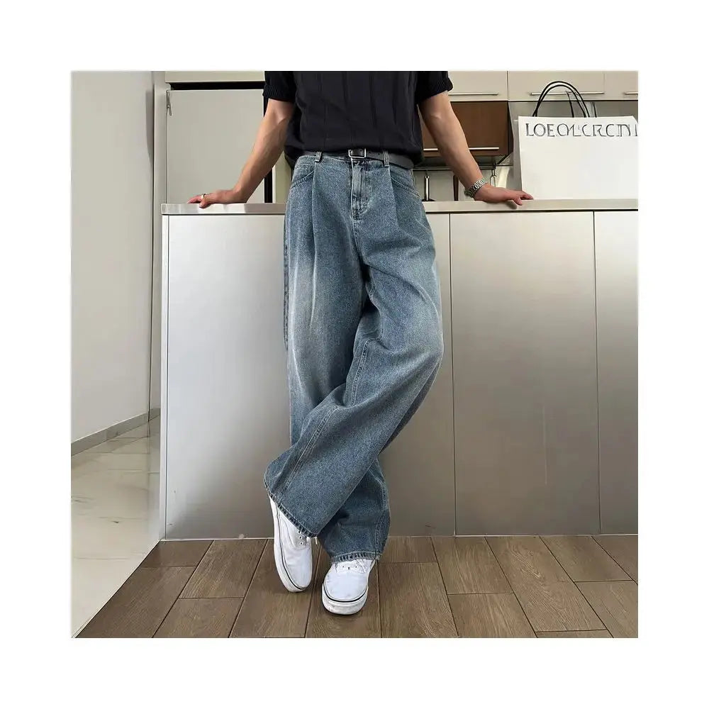 RETRO STRAIGHT LEG JEANS 