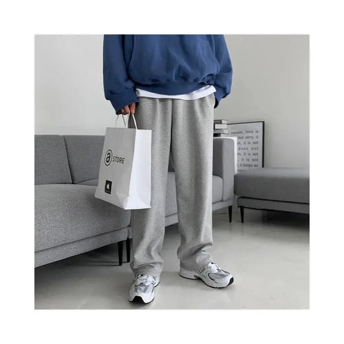 LOOSE FIT STRAIGHT LEG WIDE LEG SWEATPANTS image 2