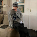 LETTER EMBROIDERED CREWNECK SWEATSHIRT image 4